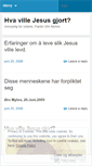 Mobile Screenshot of hvavillejesusgjort.wordpress.com