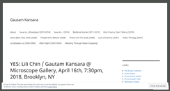 Desktop Screenshot of gautamkansara.wordpress.com