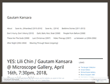 Tablet Screenshot of gautamkansara.wordpress.com
