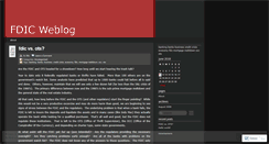 Desktop Screenshot of fdic.wordpress.com