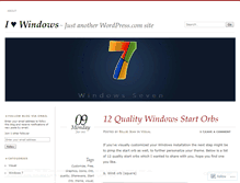 Tablet Screenshot of iheartwin.wordpress.com
