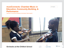 Tablet Screenshot of bostonpublicquartet.wordpress.com