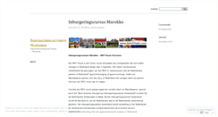 Desktop Screenshot of inburgeringscursusmarokko.wordpress.com