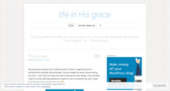 Desktop Screenshot of lifeinhisgrace.wordpress.com