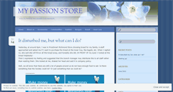 Desktop Screenshot of mypassionstore.wordpress.com