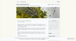 Desktop Screenshot of drdomestic.wordpress.com