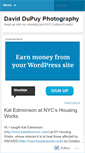 Mobile Screenshot of daviddupuyphotography.wordpress.com