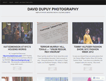 Tablet Screenshot of daviddupuyphotography.wordpress.com