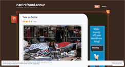 Desktop Screenshot of nadirafromkannur.wordpress.com