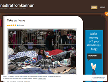 Tablet Screenshot of nadirafromkannur.wordpress.com