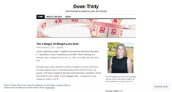 Desktop Screenshot of downthirty.wordpress.com