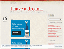 Tablet Screenshot of ihaveadreamblog.wordpress.com