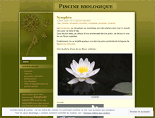 Tablet Screenshot of piscinebiologique.wordpress.com