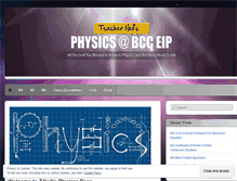 Tablet Screenshot of physicsatbcceip.wordpress.com