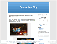 Tablet Screenshot of getmobile.wordpress.com