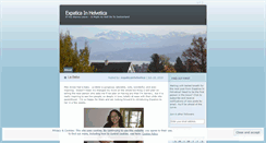 Desktop Screenshot of expaticainhelvetica.wordpress.com