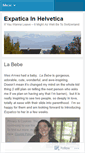 Mobile Screenshot of expaticainhelvetica.wordpress.com
