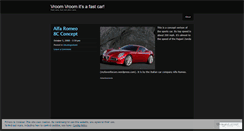 Desktop Screenshot of itsafastcar.wordpress.com