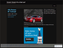 Tablet Screenshot of itsafastcar.wordpress.com