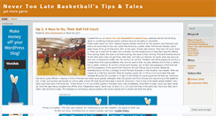 Desktop Screenshot of hoopstips.wordpress.com