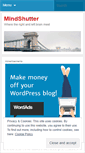 Mobile Screenshot of mindshutter.wordpress.com