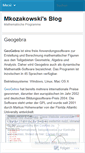 Mobile Screenshot of mkozakowski.wordpress.com