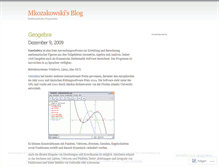 Tablet Screenshot of mkozakowski.wordpress.com