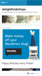 Mobile Screenshot of delightfuldollops.wordpress.com