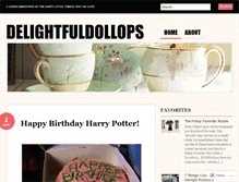 Tablet Screenshot of delightfuldollops.wordpress.com