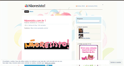 Desktop Screenshot of naoresisto.wordpress.com