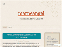 Tablet Screenshot of marneangel.wordpress.com