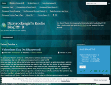 Tablet Screenshot of dizzyrockergirl.wordpress.com