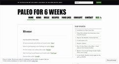 Desktop Screenshot of paleofor6weeks.wordpress.com