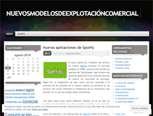 Tablet Screenshot of nuevosmodelosexplotacioncom.wordpress.com