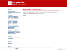 Tablet Screenshot of losplasticos.wordpress.com