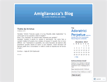 Tablet Screenshot of amigliavacca.wordpress.com