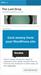 Mobile Screenshot of itsthelastdrop.wordpress.com
