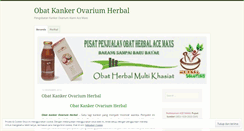 Desktop Screenshot of obatkankerovariumherbalblog.wordpress.com