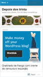 Mobile Screenshot of depoisdostrinta.wordpress.com