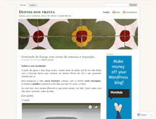 Tablet Screenshot of depoisdostrinta.wordpress.com