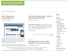 Tablet Screenshot of idealtuition.wordpress.com