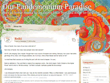 Tablet Screenshot of ourpandemoniumparadise.wordpress.com