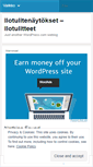 Mobile Screenshot of ilotulitenaytokset.wordpress.com