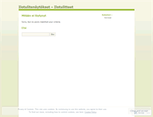 Tablet Screenshot of ilotulitenaytokset.wordpress.com