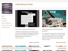 Tablet Screenshot of openreflections.wordpress.com