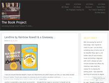 Tablet Screenshot of careysbookproject.wordpress.com