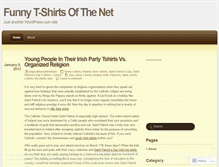 Tablet Screenshot of funnytshirtsofthenet.wordpress.com