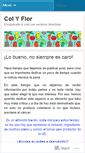 Mobile Screenshot of colyflor.wordpress.com