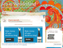 Tablet Screenshot of jeninwonderland.wordpress.com