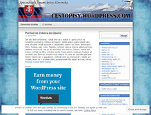 Tablet Screenshot of cestopisy.wordpress.com